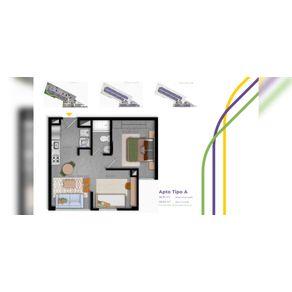 Apto tipo A opcion 1 Triventto